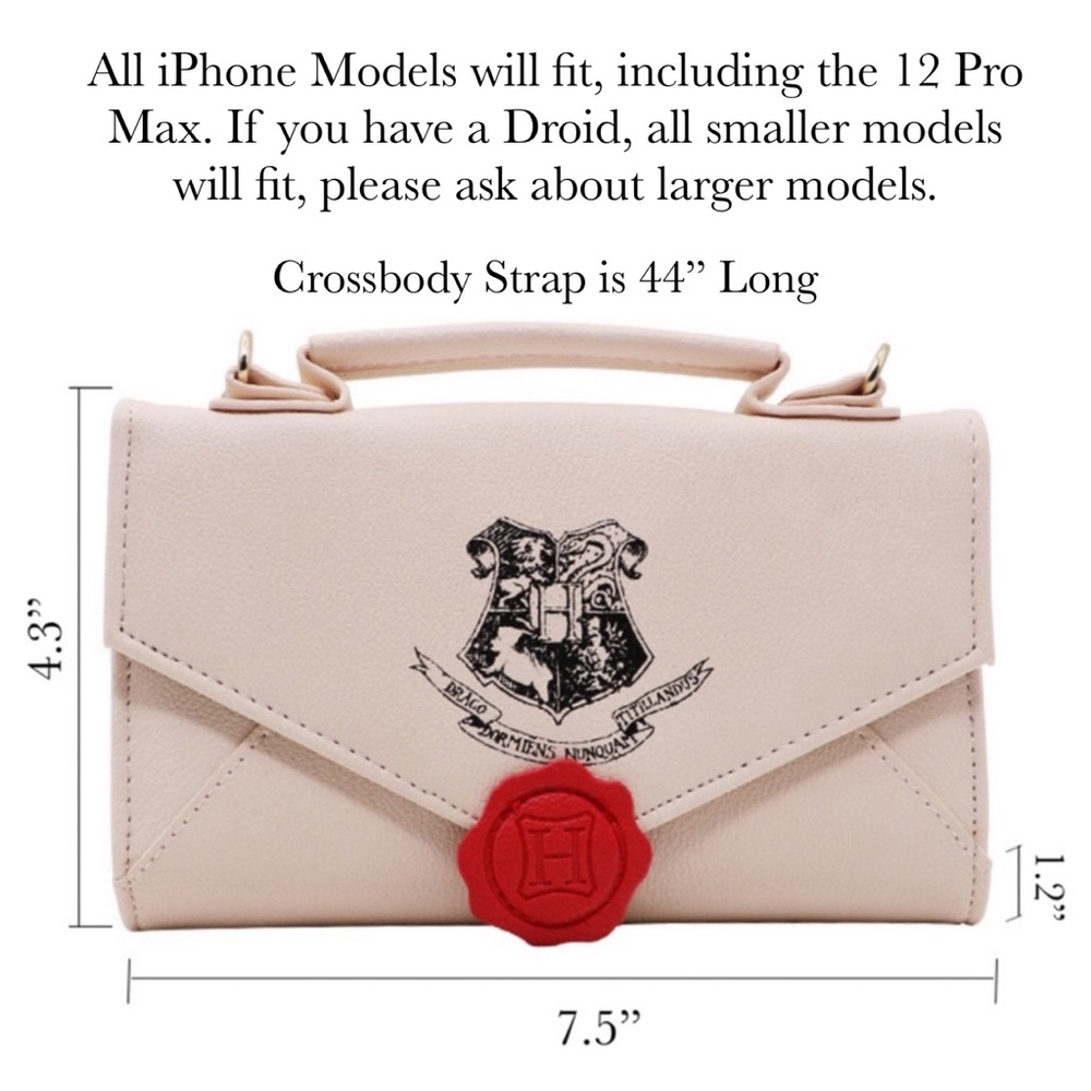 Harry Potter Hogwarts Acceptance Letter Handbag Crossbody - Picture 16 of 16